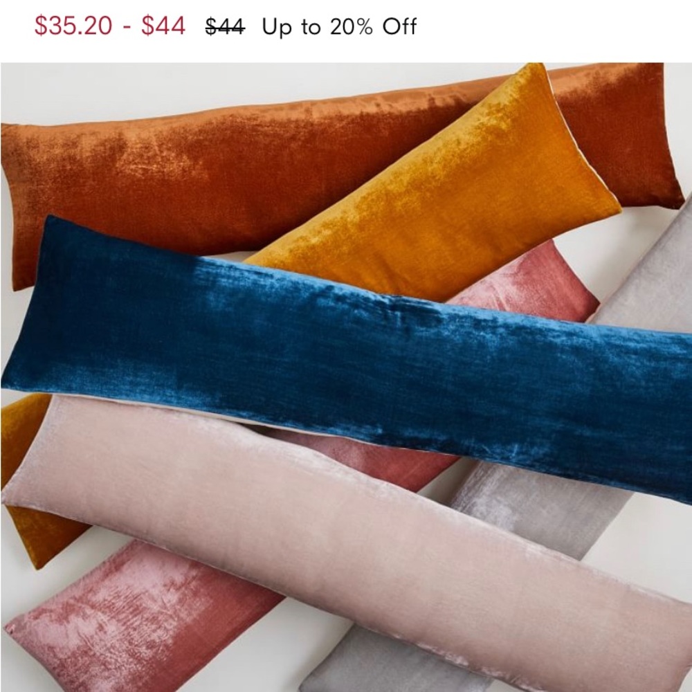 Lush Velvet Lumbar Pillow Cover